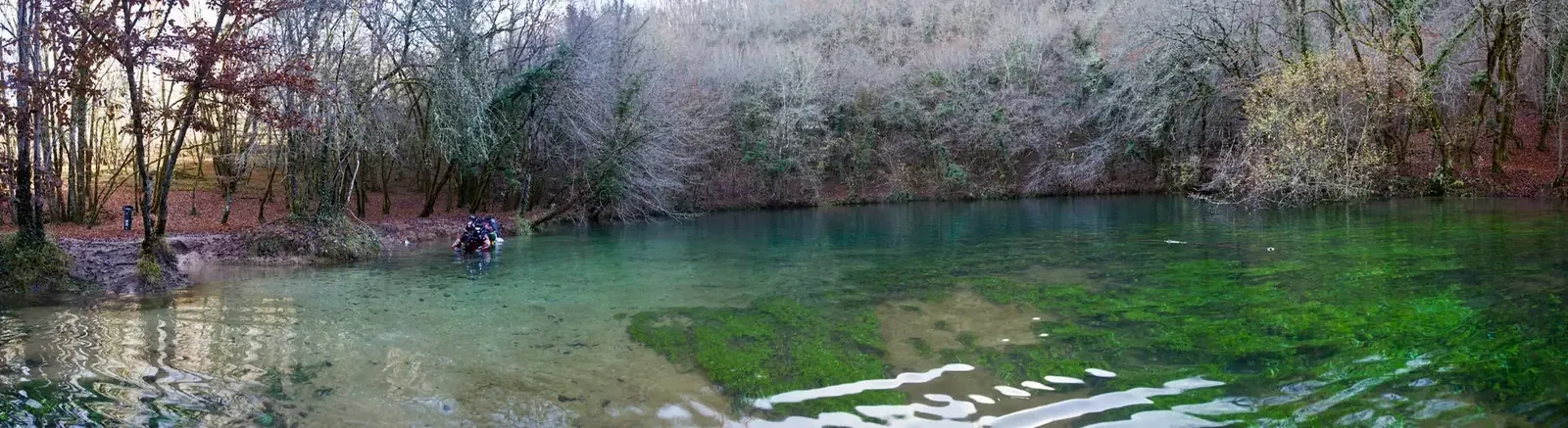 Karte der tauchbaren Höhlen im Lot, Frankreich